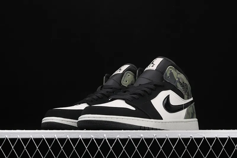 All Categories Air Jordan Jordan Series Basketball Shoes Air Jordan 1 Mid Air Jordan 1 Mid AJ1 Joe 1 Camouflage Green China Series Basketball Shoes CW5490-001